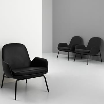 Era Low Loungestuhl - Leder tango Schwarz - Normann Copenhagen