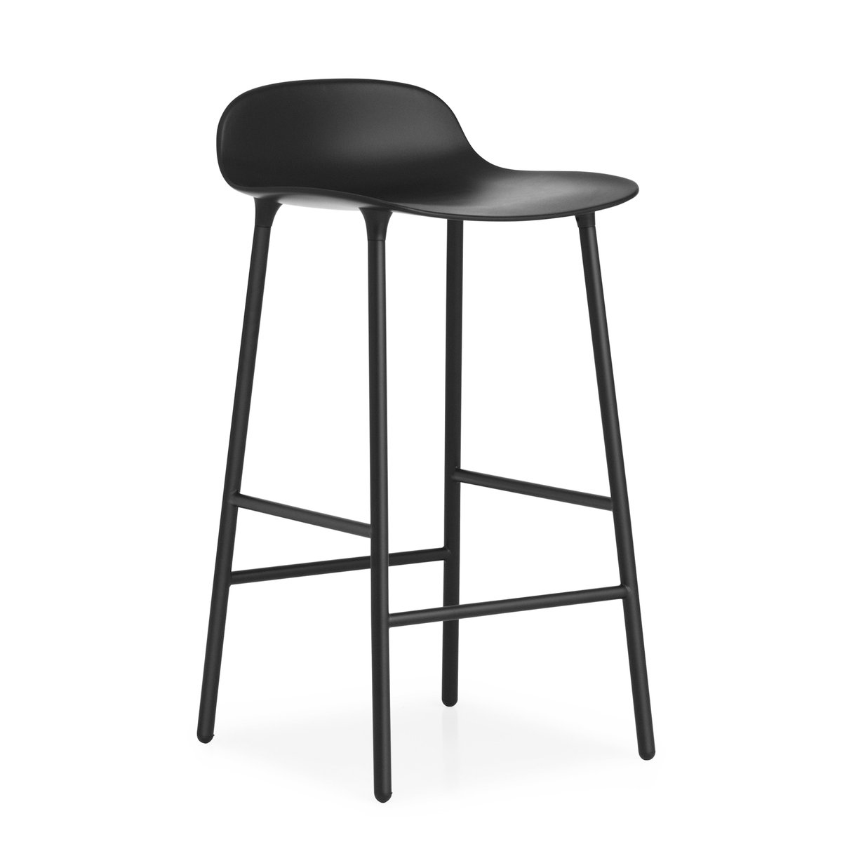 Normann Copenhagen Form Chair Barstuhl metallBeine Schwarz