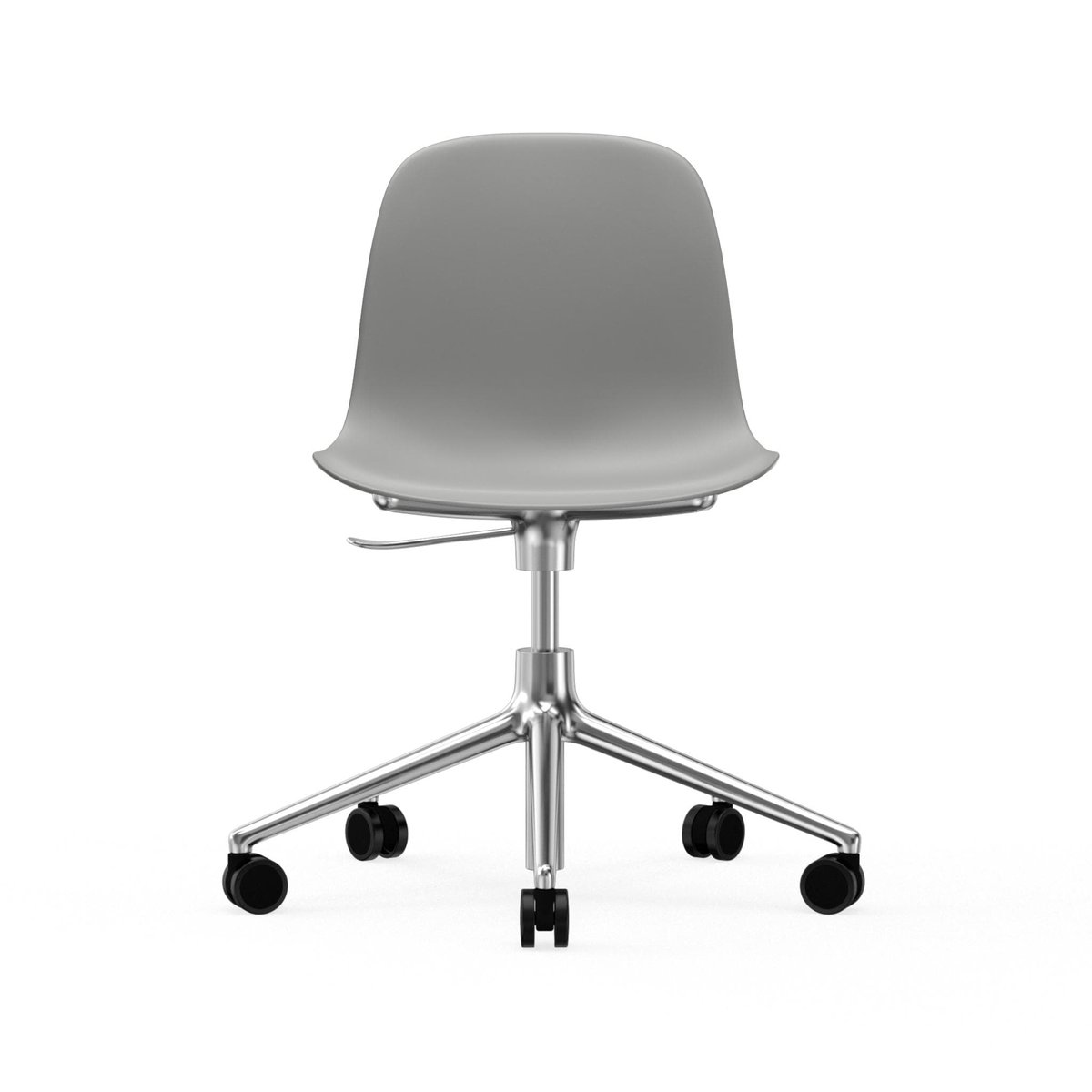 Normann Copenhagen Form chair drehbar, 5W Bürostuhl Grau , Aluminium, Rollen