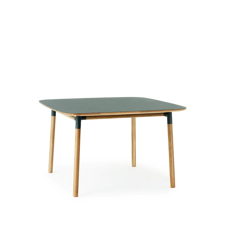 Form Esstisch 120 x 120cm, Green, Eichenholzbeine Normann Copenhagen