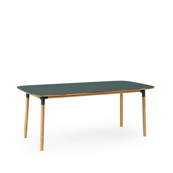 Form Esstisch - Green, Eichenholzbeine - Normann Copenhagen