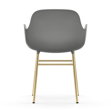 Form Sessel Messingbeine - Grau - Normann Copenhagen