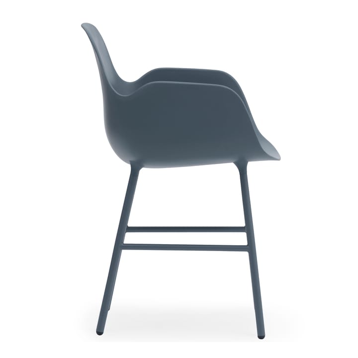 Form Sessel Metallbeine, Blau Normann Copenhagen