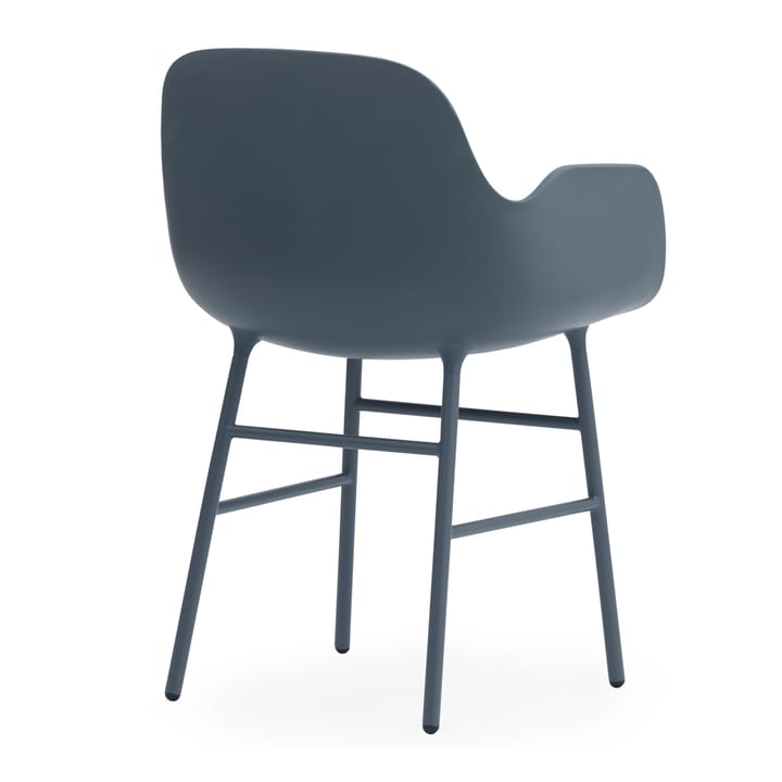 Form Sessel Metallbeine, Blau Normann Copenhagen