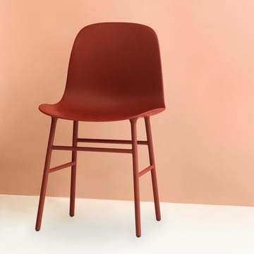 Form Stuhl - Red, Schwarze Beine - Normann Copenhagen