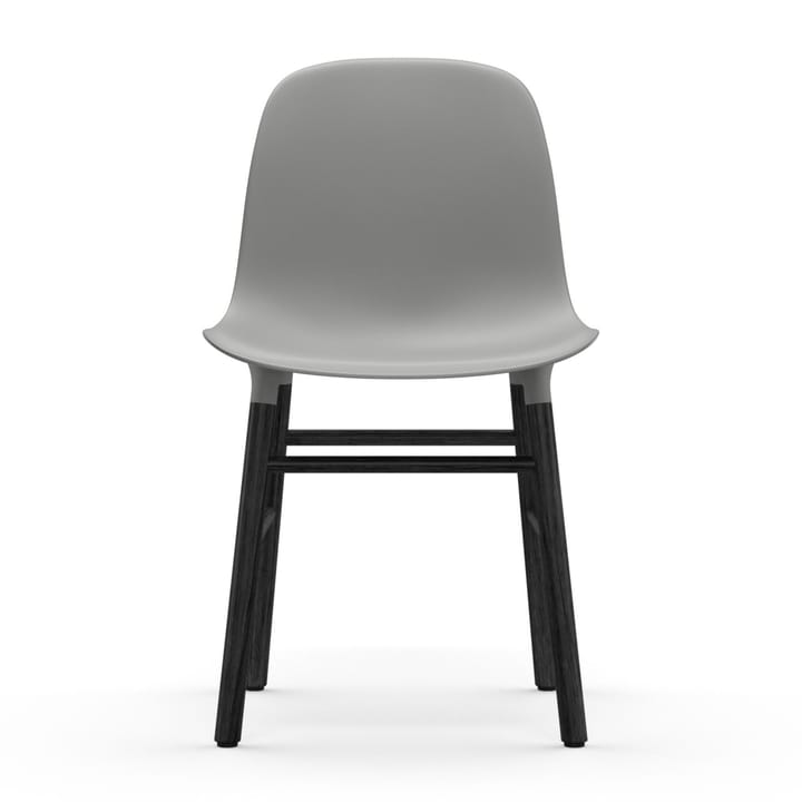 Form Stuhl schwarze Beine, Grau Normann Copenhagen