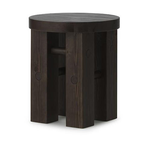 Normann Copenhagen Fyr Hocker 45 cm Dark brown