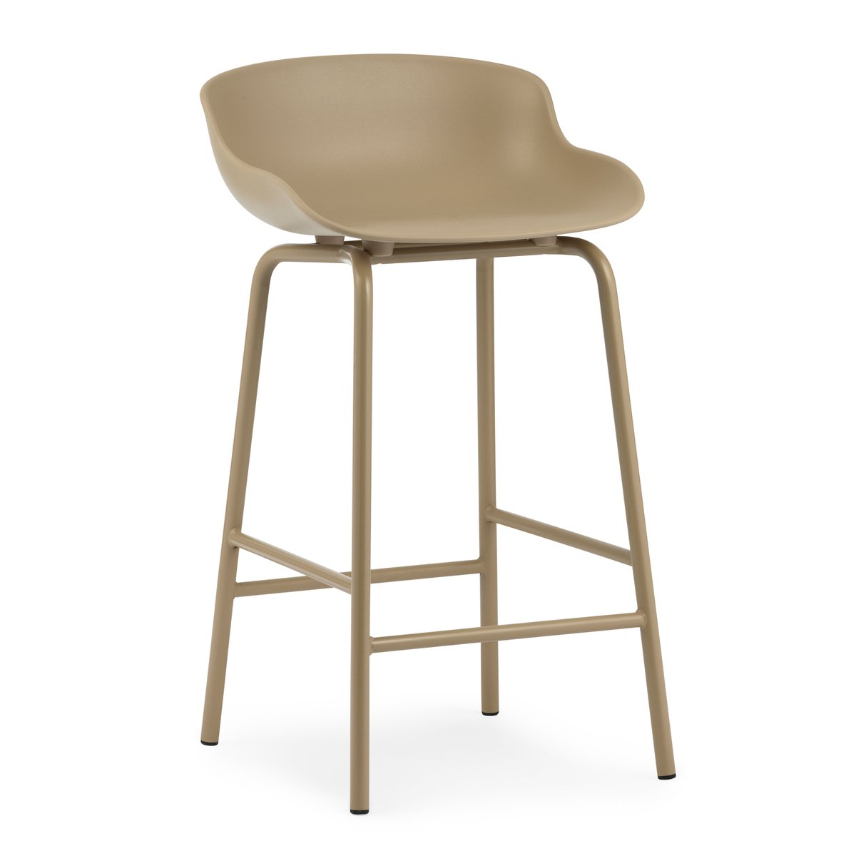 Normann Copenhagen Hyg Barstuhl Metallbeine 65cm Sand