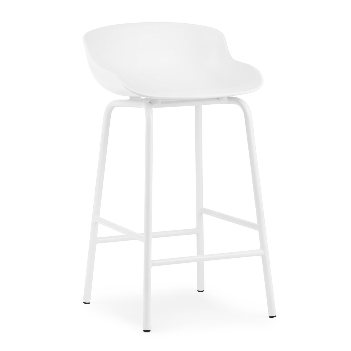 Normann Copenhagen Hyg Barstuhl Metallbeine 65cm Weiß