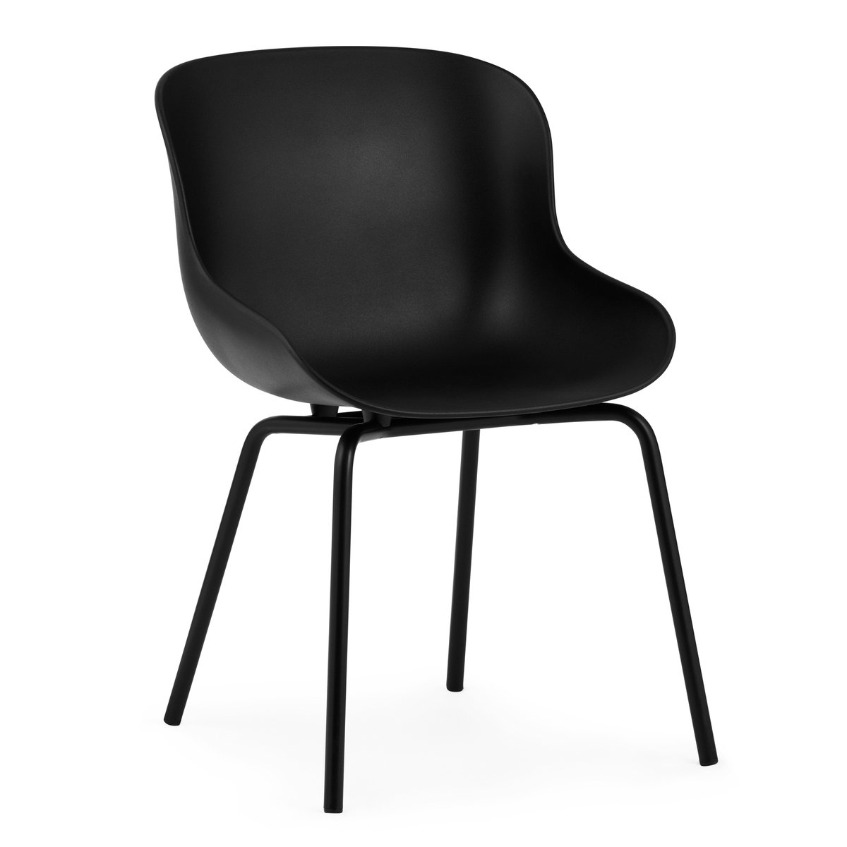 Normann Copenhagen Hyg Stuhl Metallbeine Schwarz