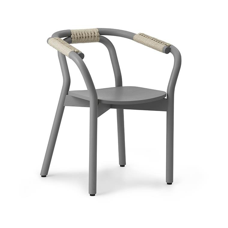 Normann Copenhagen Knot Stuhl Grau-natur