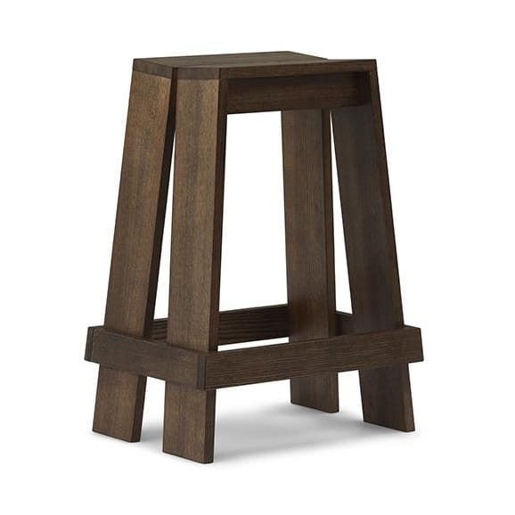 Let Barhocker 65 cm - Brown Stained Ash - Normann Copenhagen