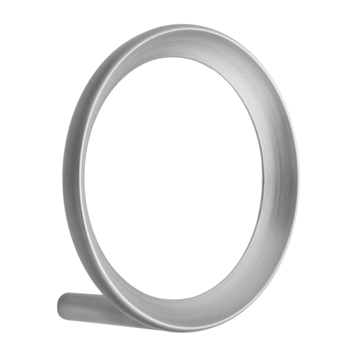 Loop Haken large Ø 9,4 cm, Brushed Zinc Normann Copenhagen