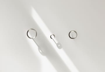 Loop Haken large Ø 9,4 cm - Brushed Zinc - Normann Copenhagen