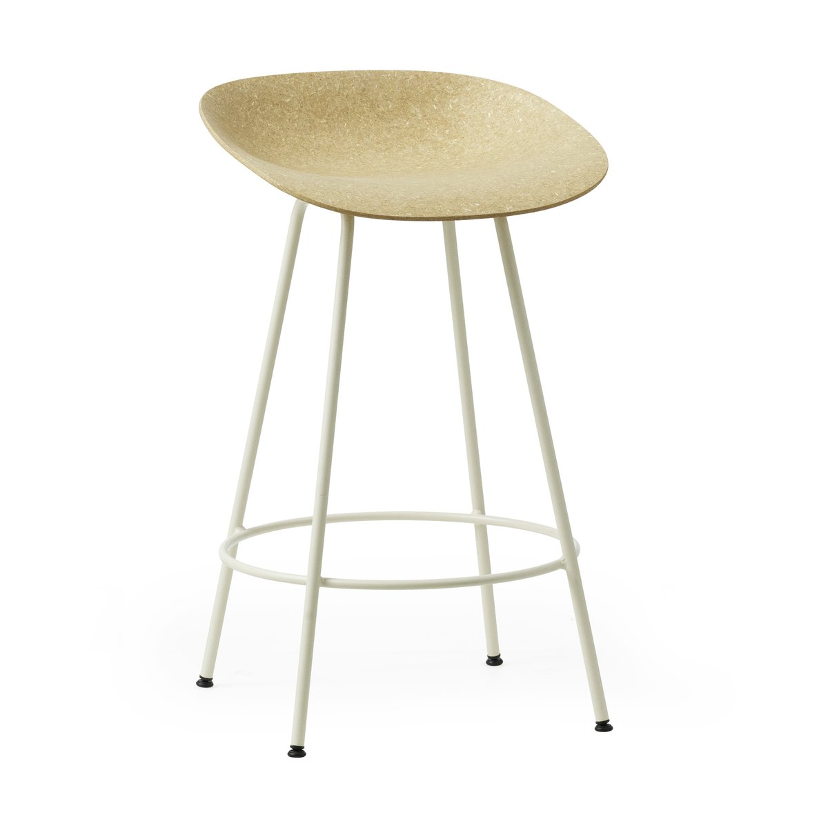 Normann Copenhagen Mat Barstool Barhocker 65 cm Hemp-cream steel