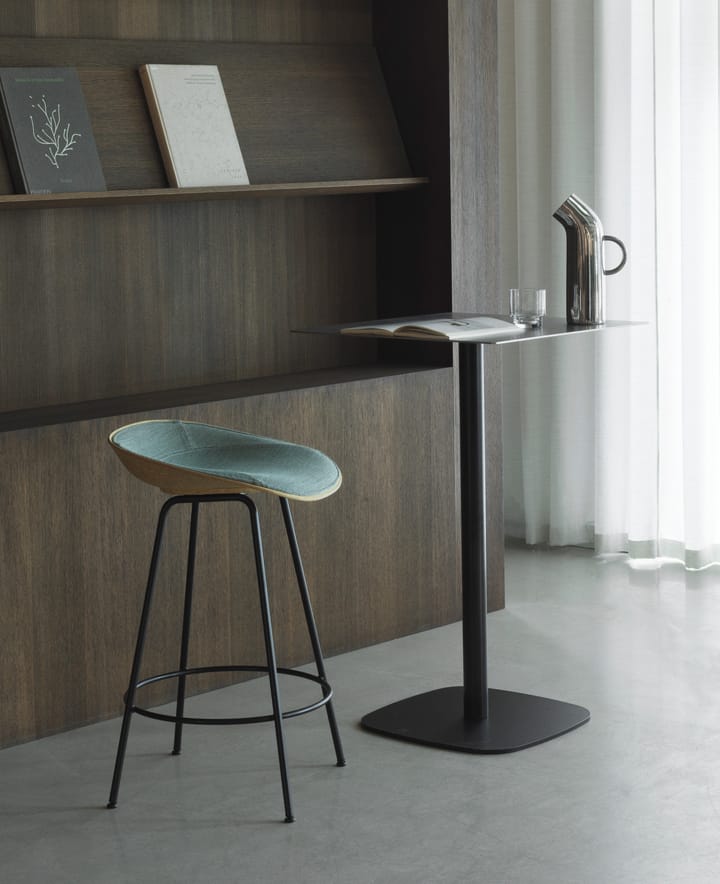 Mat Barstool Barhocker 65 cm, Seaweed-black steel Normann Copenhagen