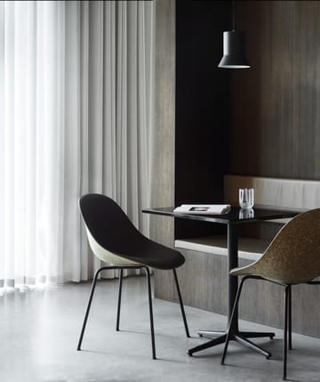 Mat Chair Stuhl - Seaweed-black steel - Normann Copenhagen