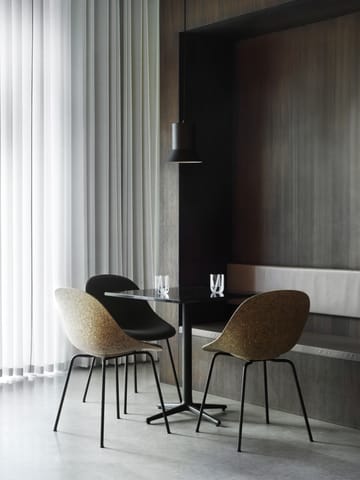 Mat Chair Stuhl - Seaweed-black steel - Normann Copenhagen