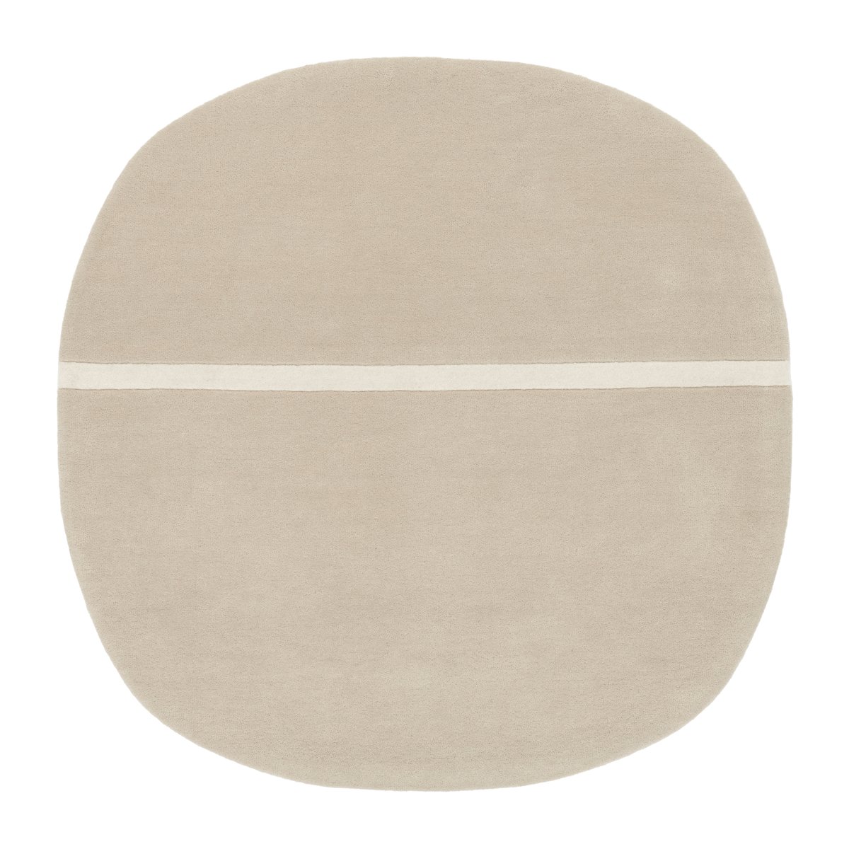 Normann Copenhagen Oona Teppich 140 x 140cm Sand