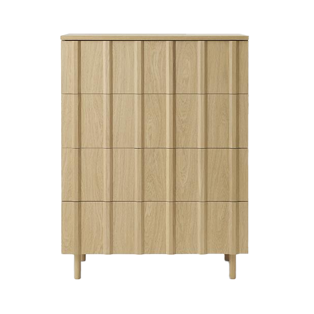 Normann Copenhagen Rib Kommode 4 Schubladen Oak