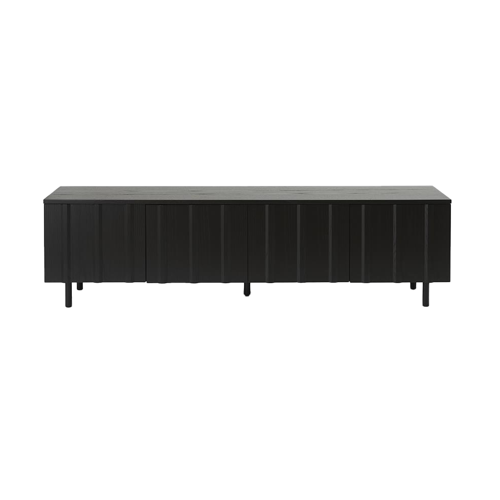 Normann Copenhagen Rib Sideboard niedrig Soft Black