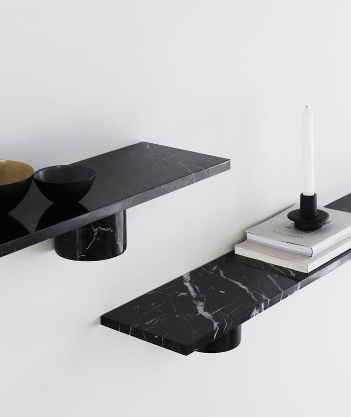 Sten Shelf Regal 120 cm, Black marble Normann Copenhagen