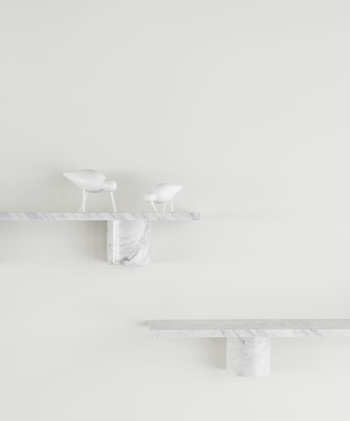 Sten Shelf Regal 120 cm, White marble Normann Copenhagen