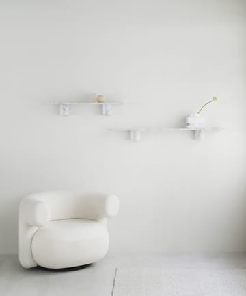 Sten Shelf Regal 120 cm - White marble - Normann Copenhagen