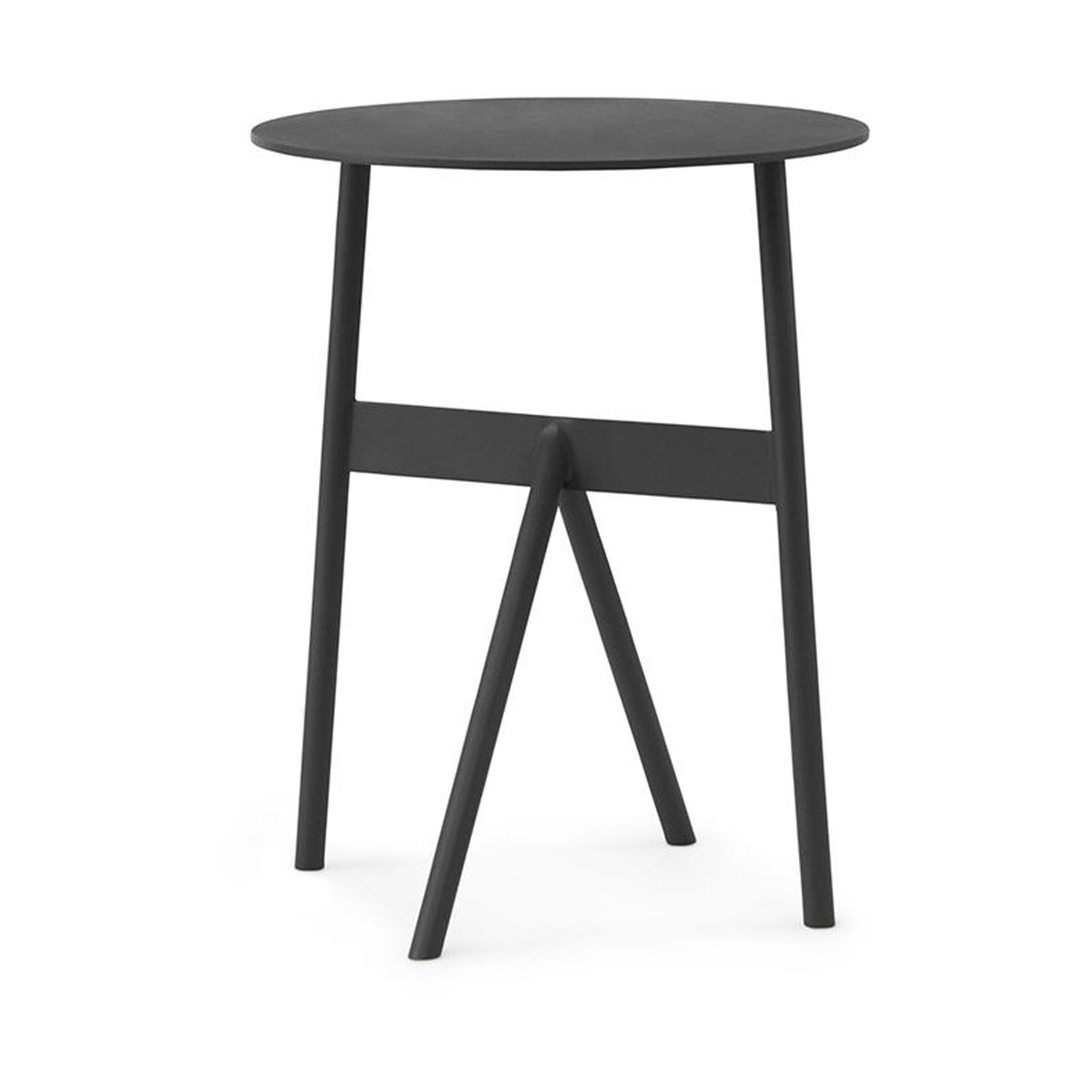 Normann Copenhagen Stock Table Beistelltisch Ø37cm H:46cm Black