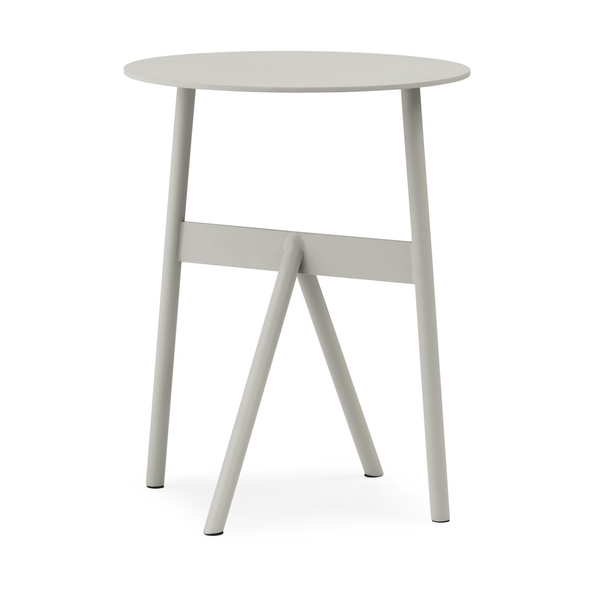 Normann Copenhagen Stock Table Beistelltisch Ø37cm H:46cm Warm Grey