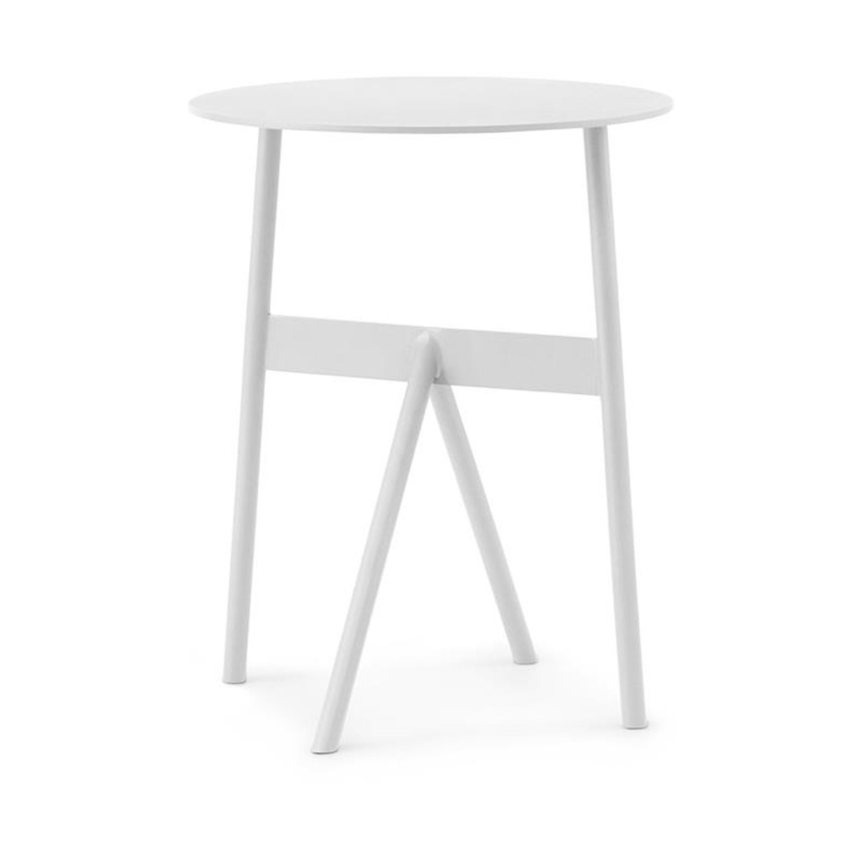 Normann Copenhagen Stock Table Beistelltisch Ø37cm H:46cm White