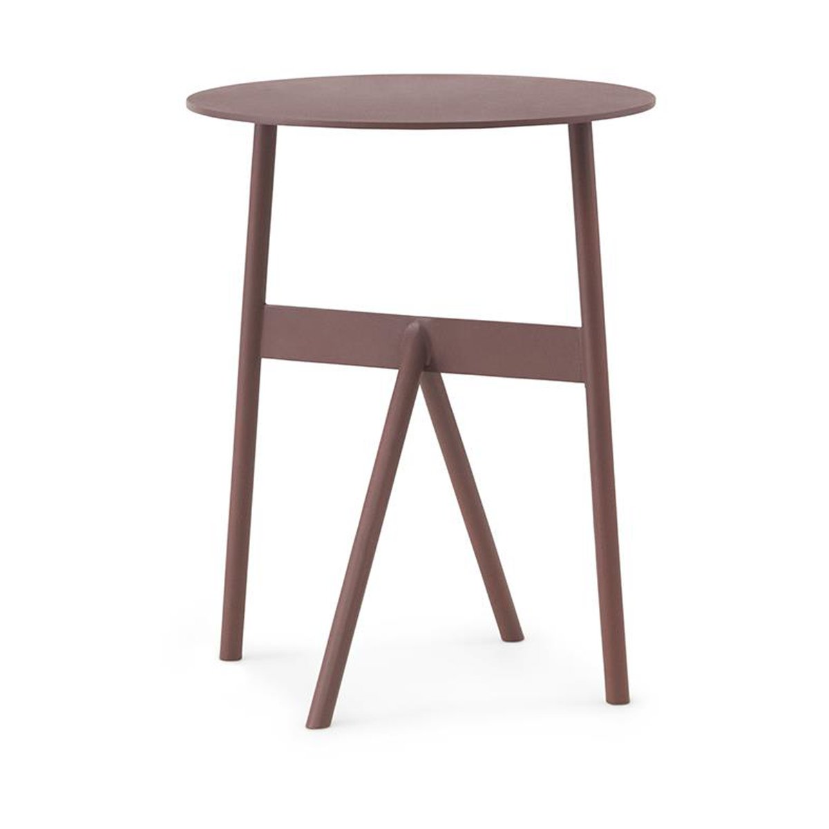 Normann Copenhagen Stock Table Beistelltisch Ø37cm H:46cm Wine