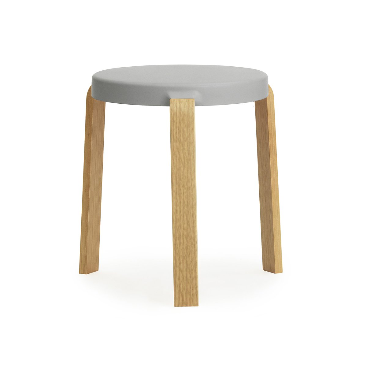 Normann Copenhagen Tap Hocker Grau-Eiche