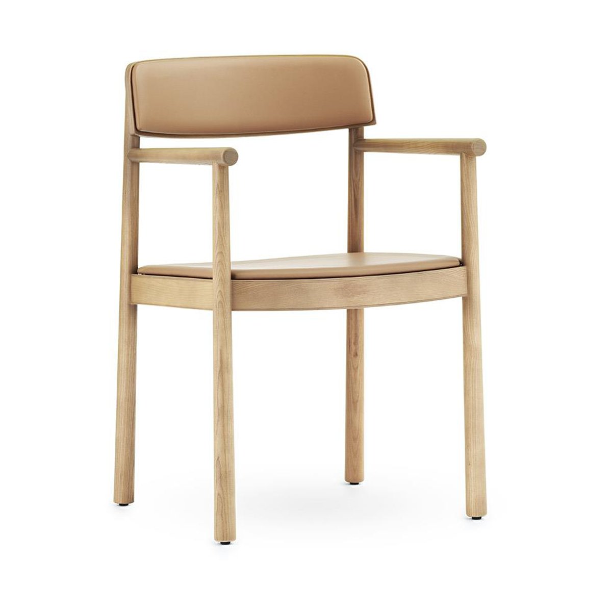 Normann Copenhagen Timb Sessel mit Sitzkissen Tan/ Ultra Leather - Camel