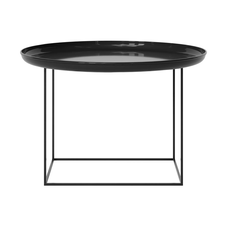 NORR11 Duke Beistelltisch medium Lacquered obsidian