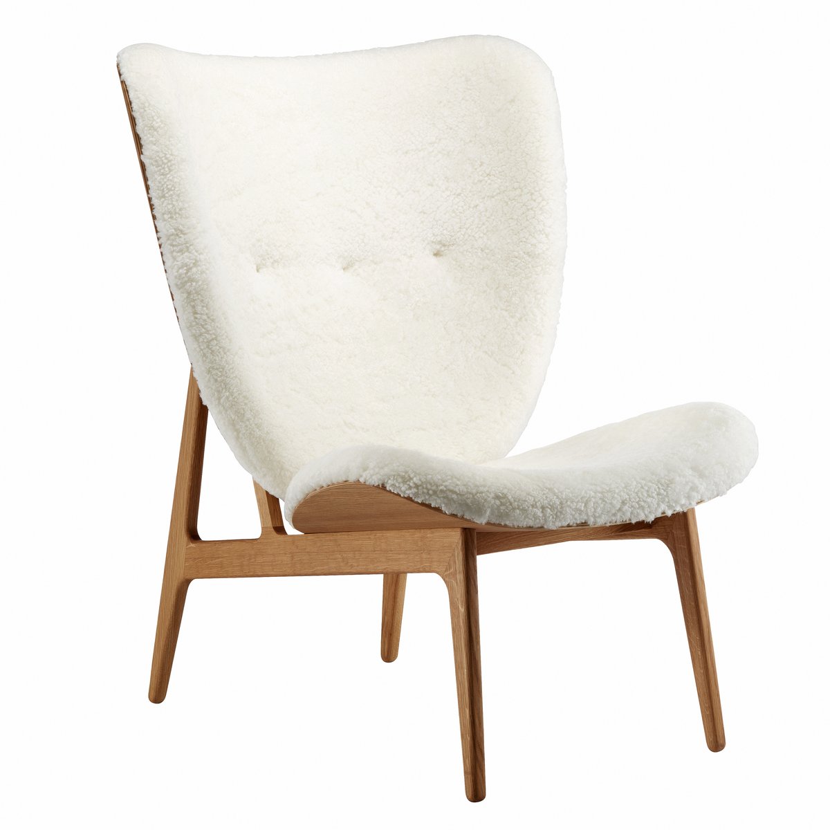 NORR11 Elephant lounge sheepskin Eiche Off white