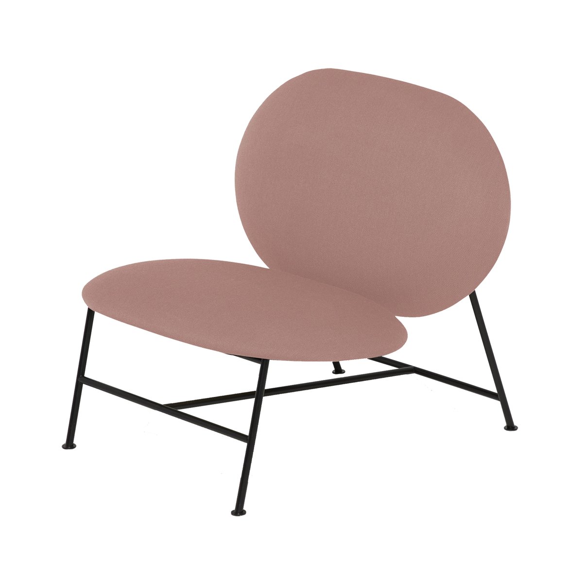 Northern Oblong Loungestuhl Rosa