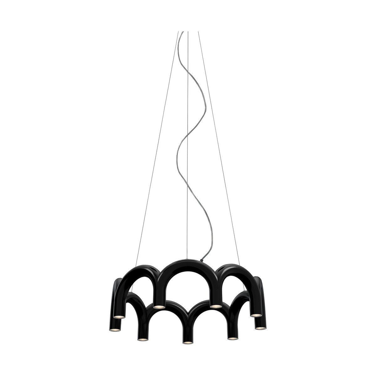 Oblure Arch circle Pendelleuchte Ø76cm Black