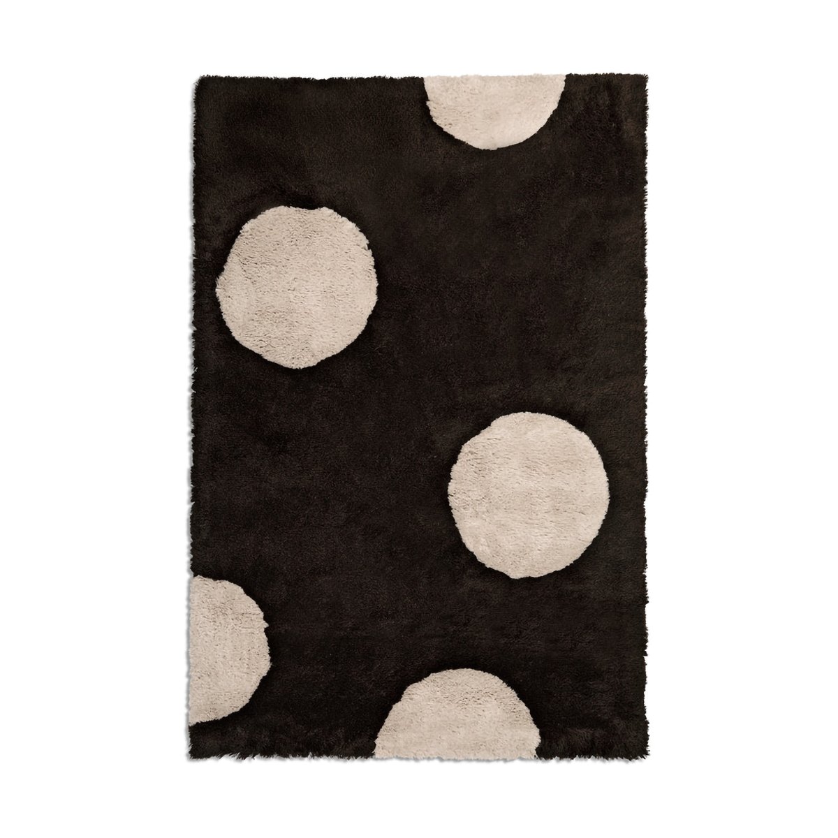 Ogeborg ODC Dot Big Scale Wollteppich Brown beige, 200x300 cm