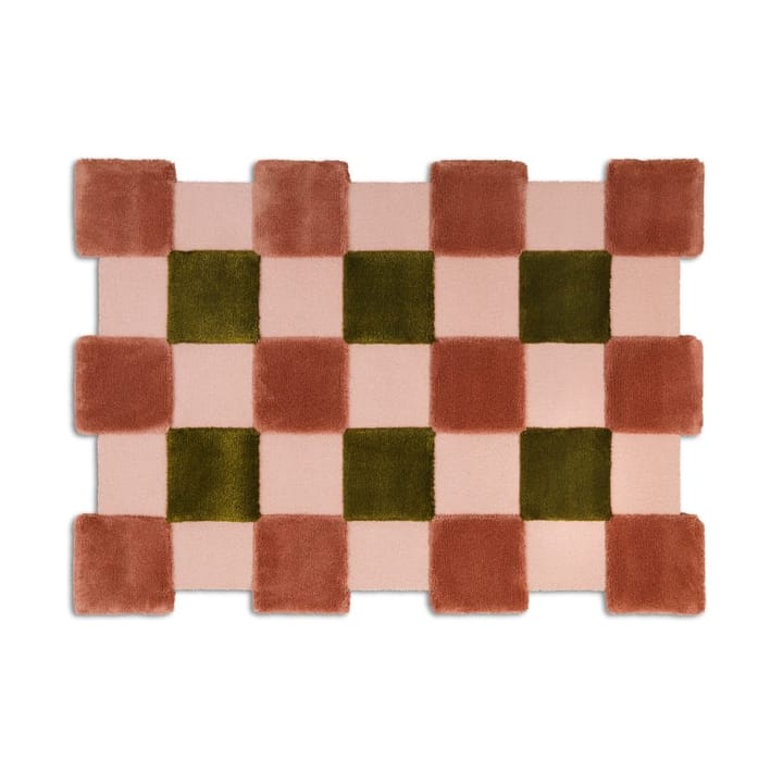 ODC Segment Rug Collection Square Teppich - Apricot-rose-olive, 142x198 cm - Ogeborg