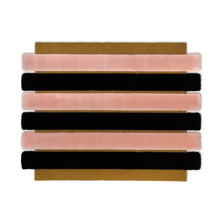 ODC Segment Rug Collection Stripe Teppich - Golden-blush-black, 154x200 cm - Ogeborg