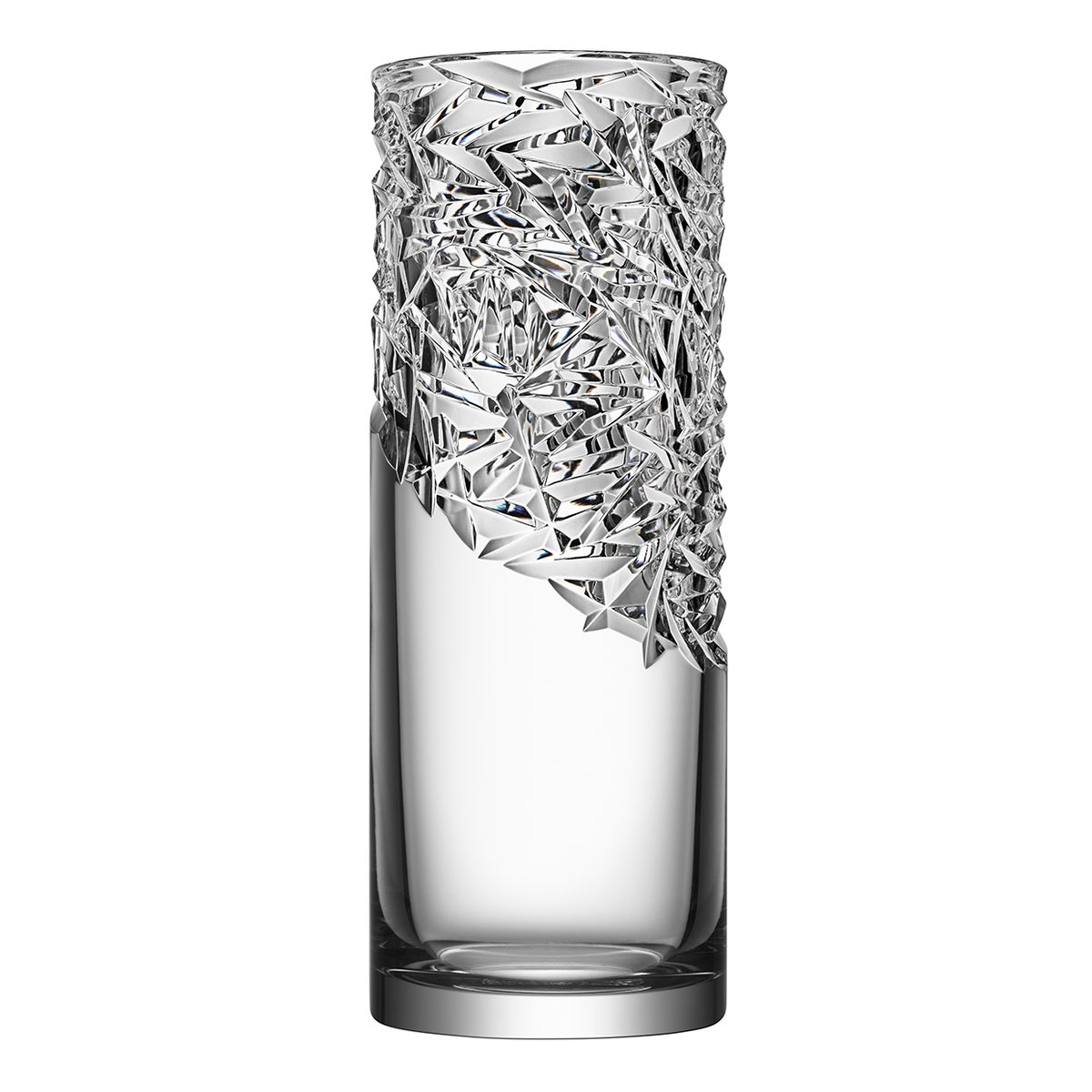 Orrefors Carat Vase 37cm High cut