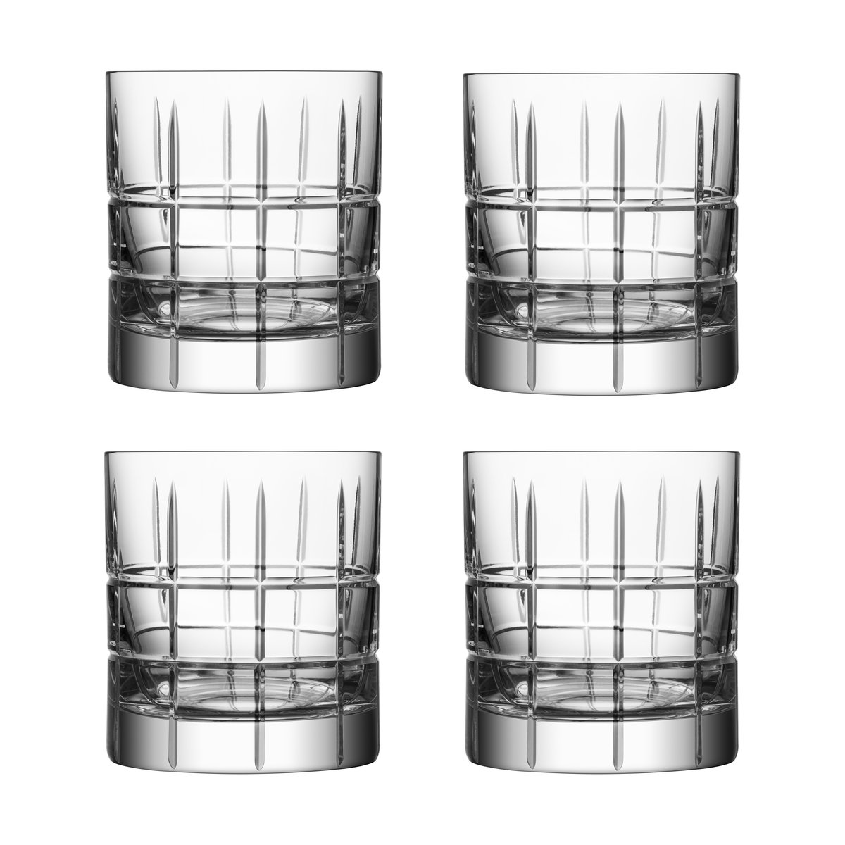 Orrefors Street Old Fashioned Glas 27 cl 4er Pack Klar