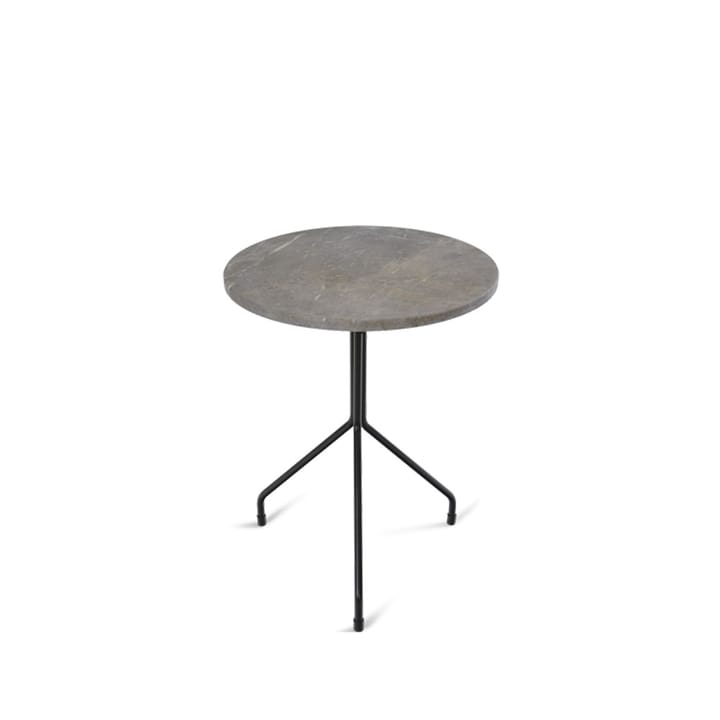 Allforone Beistelltisch - Grey marble-black, Ø50 cm - OX Denmarq