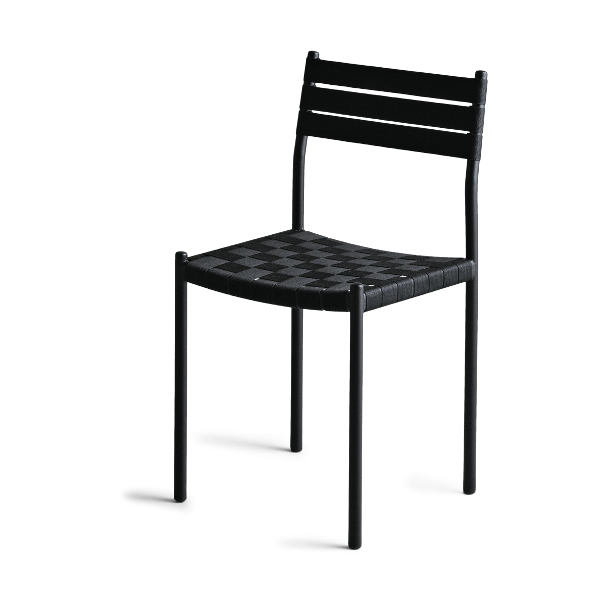 OX Denmarq Nettan Chair black frame Stuhl Schwarzes Gewebe