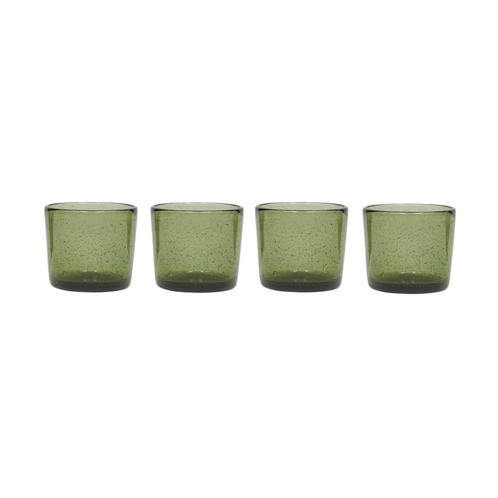 Kuki Trinkglas 4er-Pack - Green - OYOY