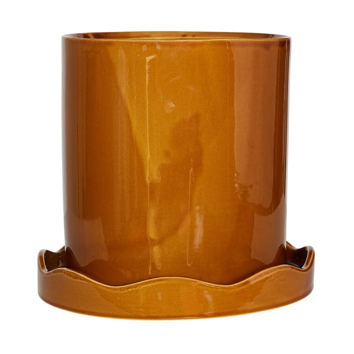 Nami Topf mit Untersetzer Ø21,5 cm Medium - Amber - OYOY