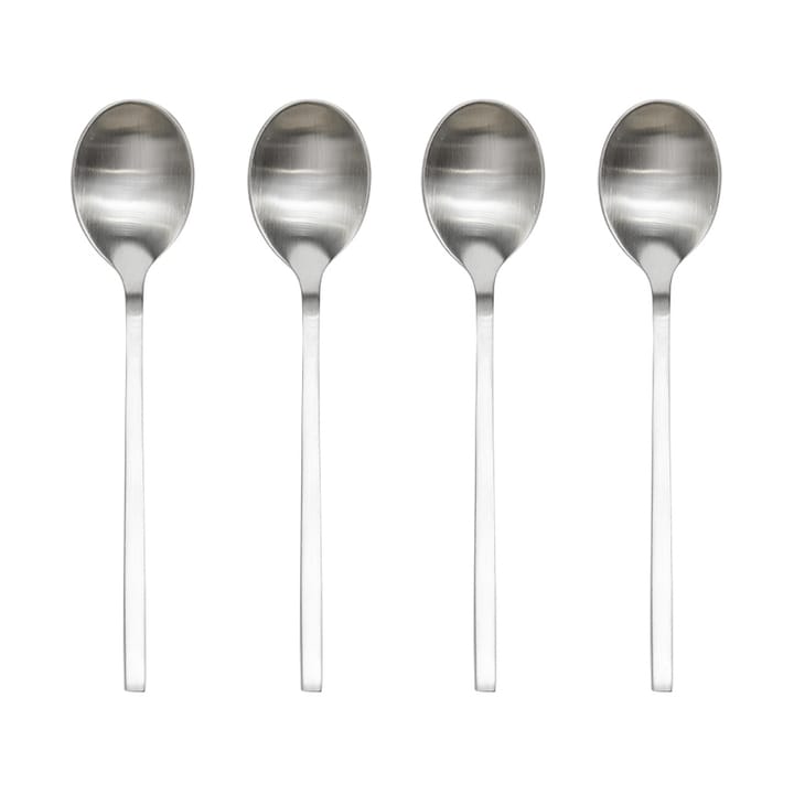 Yuka Löffel 4er-Pack - Brushed Steel - OYOY