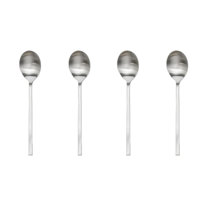 Yuka Teelöffel 4er-Pack, Brushed Steel OYOY