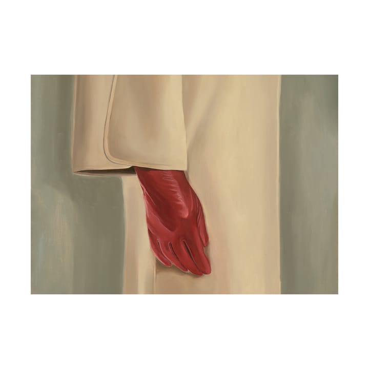 Red Glove Poster - 30x40 cm - Paper Collective